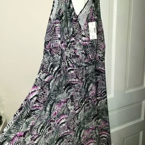 FASHION BUG DOTTED DRESS 1X